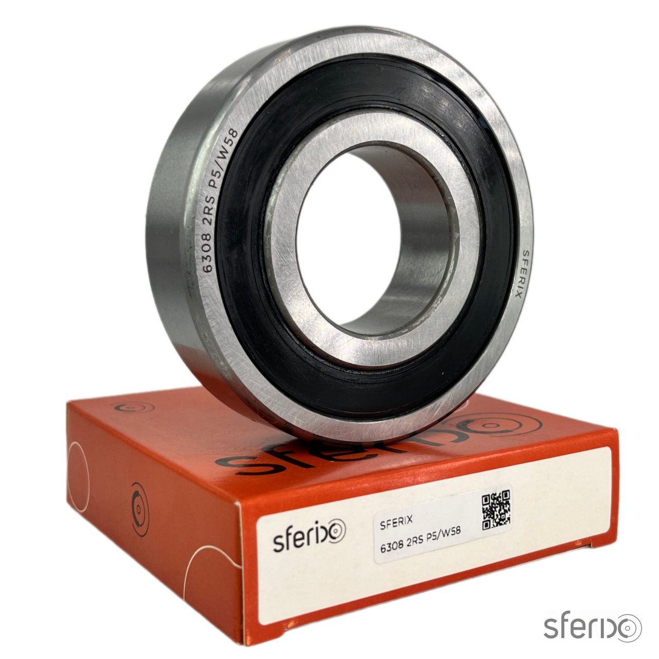 Радиальный однорядный подшипник 6308 2RS P5/W58 SFERIX - Сферикс - фото -  3