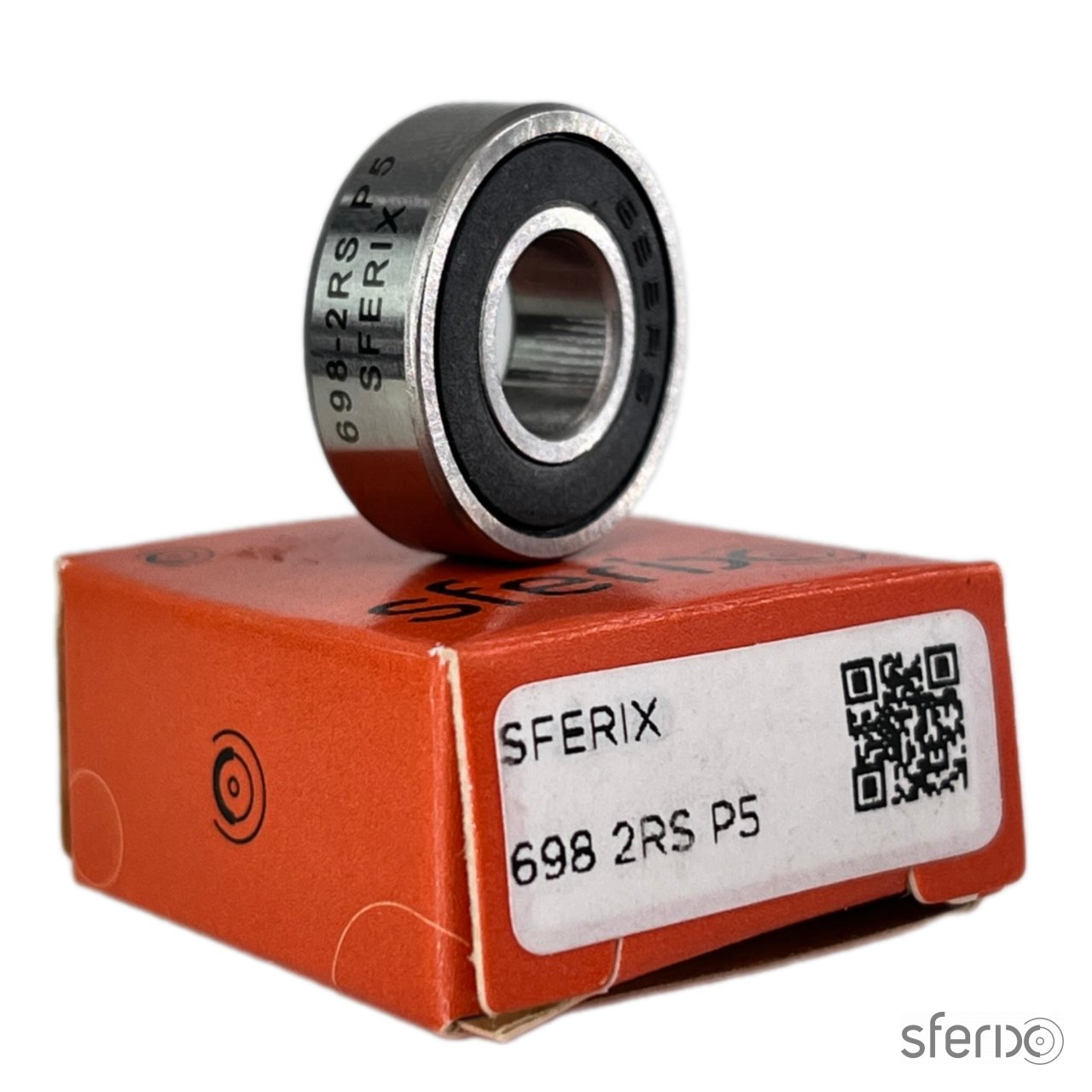 Радиальный однорядный подшипник 698 2RS P5 SFERIX - Сферикс - фото -  2